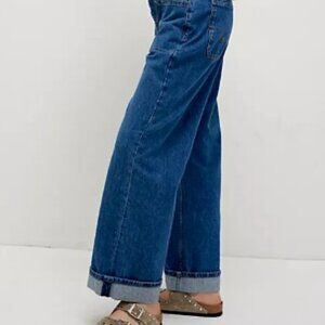 Free People, We The Free Palmer Cuffed Jeans, Size 27, New with tags